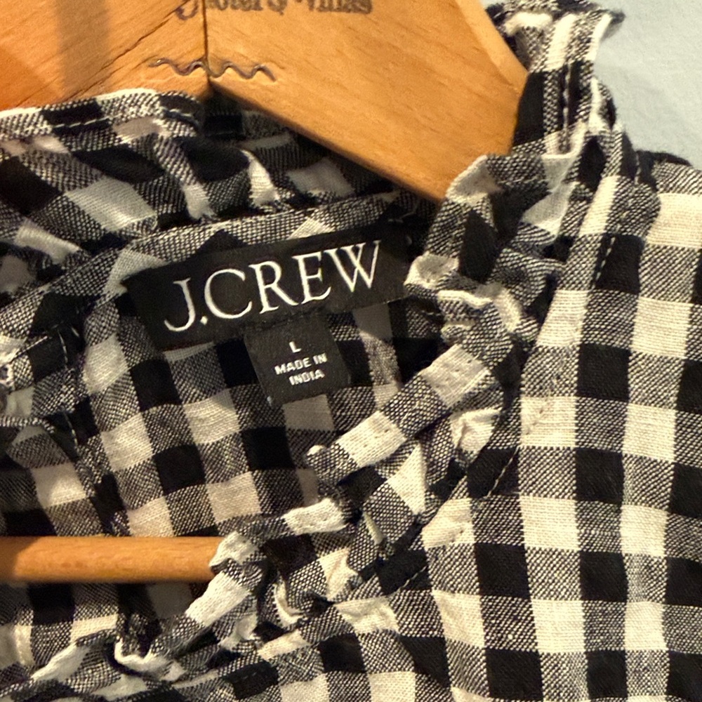 J. Crew Ruffle-Neck Sleeveless Top - Picture 2 of 5